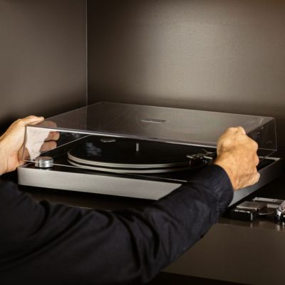 Toca disco de vinil LENCO L-455BK
